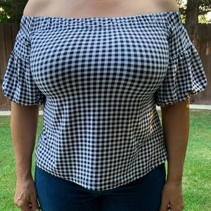 Plaid top